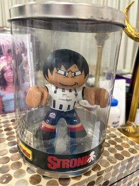Stronk Vinyl Figurine. Rayados Black, White Red Monterey Mexico Preowned
